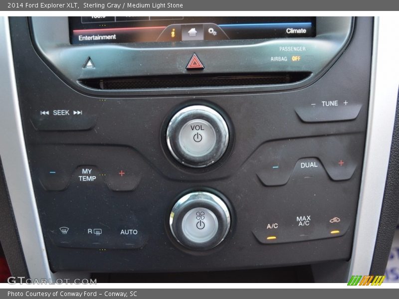 Sterling Gray / Medium Light Stone 2014 Ford Explorer XLT