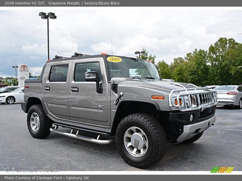 Graystone Metallic / Sedona/Ebony Black 2008 Hummer H2 SUT