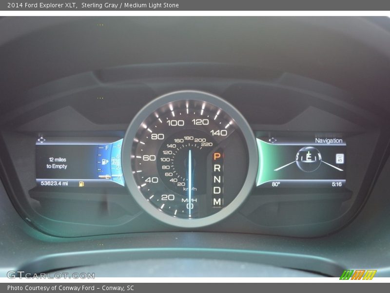 Sterling Gray / Medium Light Stone 2014 Ford Explorer XLT