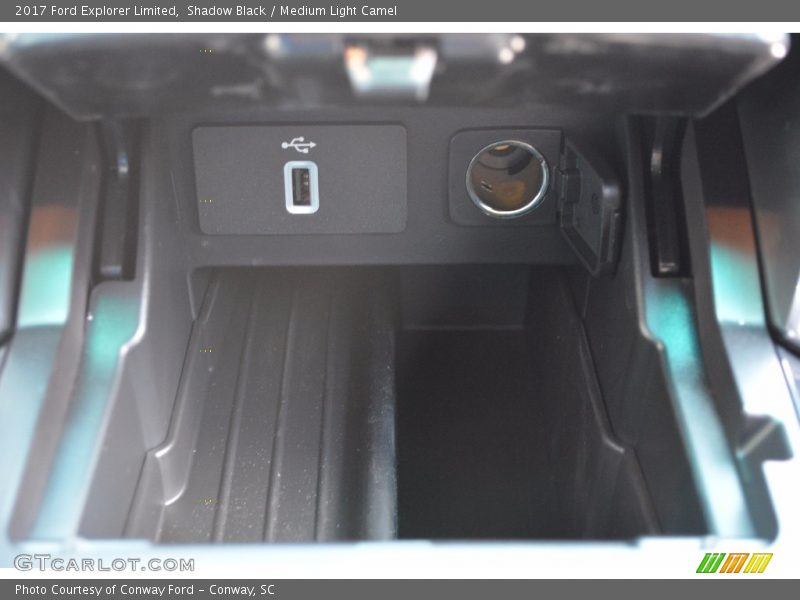 Shadow Black / Medium Light Camel 2017 Ford Explorer Limited