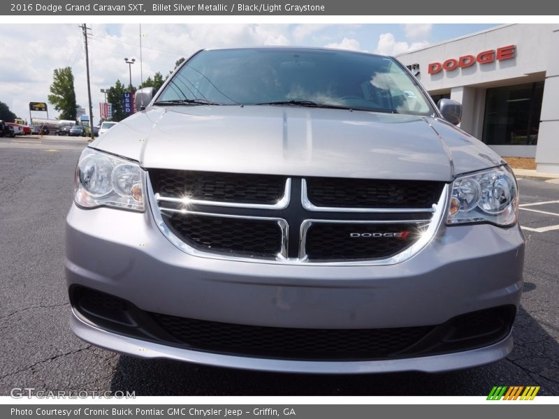 Billet Silver Metallic / Black/Light Graystone 2016 Dodge Grand Caravan SXT