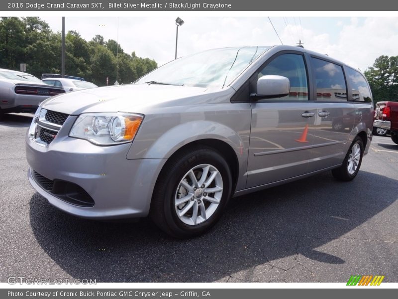 Billet Silver Metallic / Black/Light Graystone 2016 Dodge Grand Caravan SXT