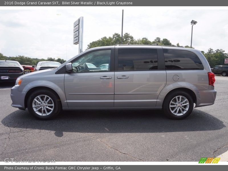 Billet Silver Metallic / Black/Light Graystone 2016 Dodge Grand Caravan SXT