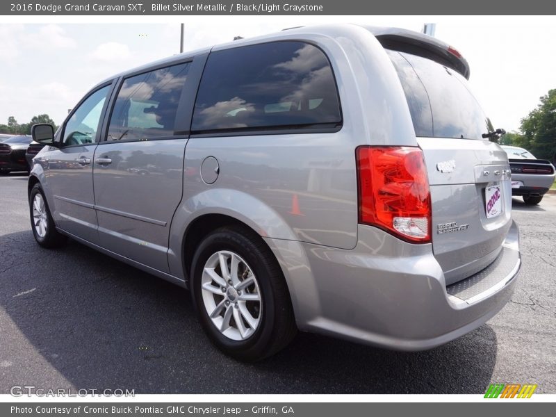 Billet Silver Metallic / Black/Light Graystone 2016 Dodge Grand Caravan SXT