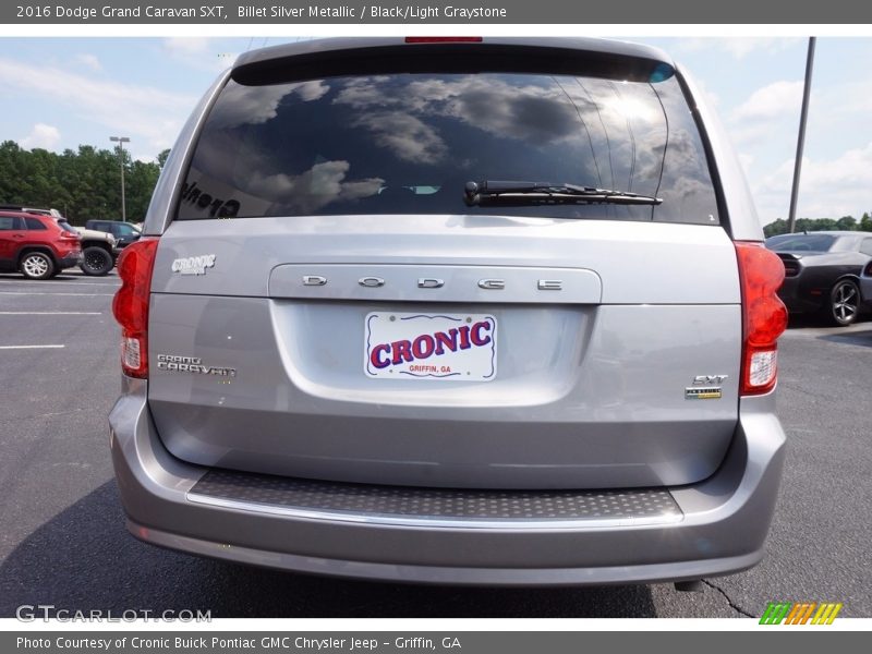 Billet Silver Metallic / Black/Light Graystone 2016 Dodge Grand Caravan SXT