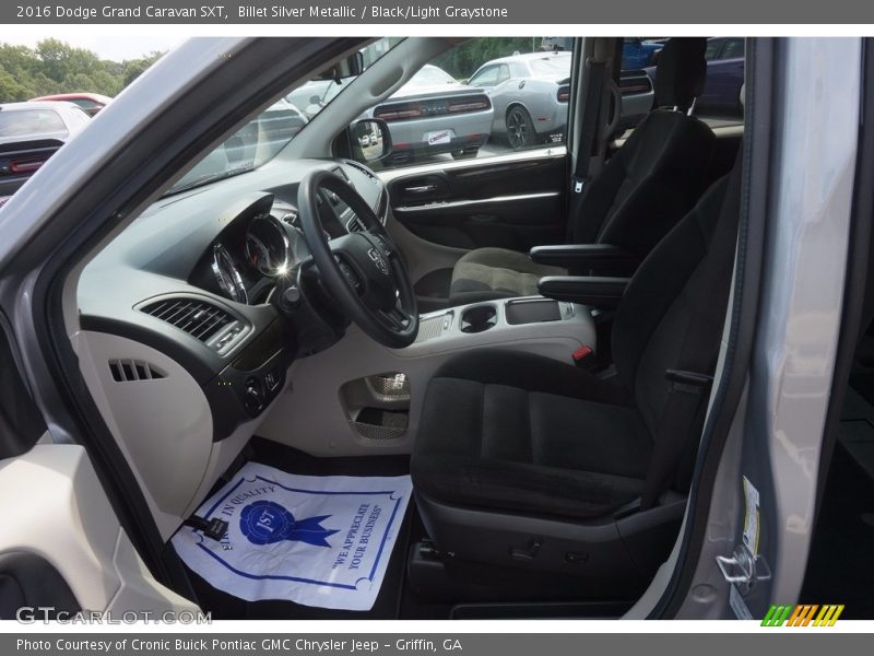 Billet Silver Metallic / Black/Light Graystone 2016 Dodge Grand Caravan SXT