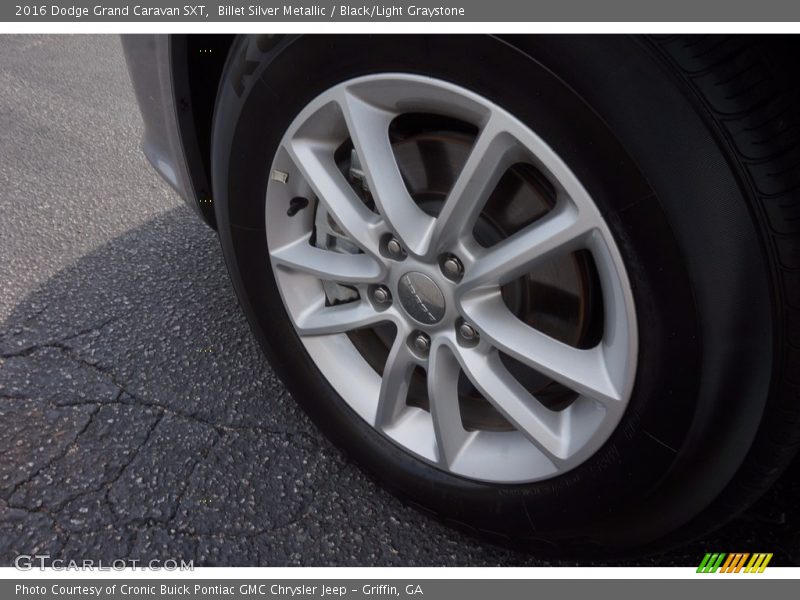 Billet Silver Metallic / Black/Light Graystone 2016 Dodge Grand Caravan SXT