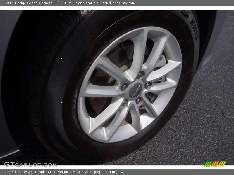 Billet Silver Metallic / Black/Light Graystone 2016 Dodge Grand Caravan SXT