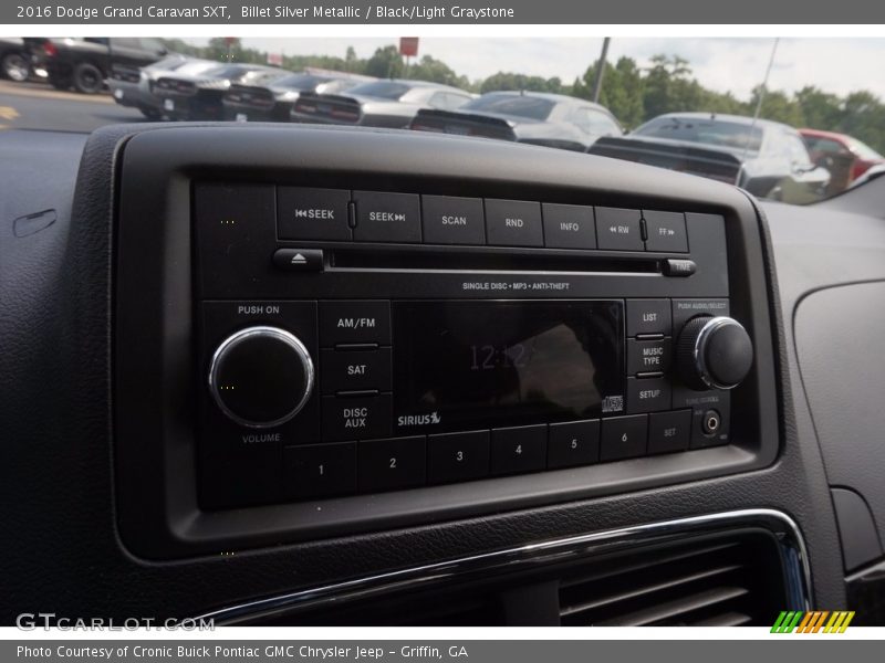 Billet Silver Metallic / Black/Light Graystone 2016 Dodge Grand Caravan SXT