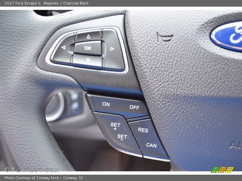 Magnetic / Charcoal Black 2017 Ford Escape S