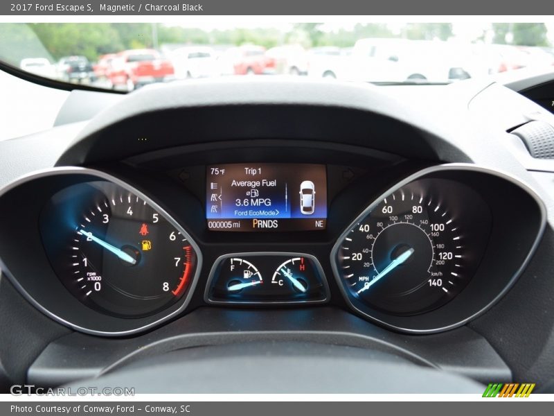 Magnetic / Charcoal Black 2017 Ford Escape S