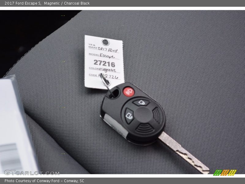 Magnetic / Charcoal Black 2017 Ford Escape S