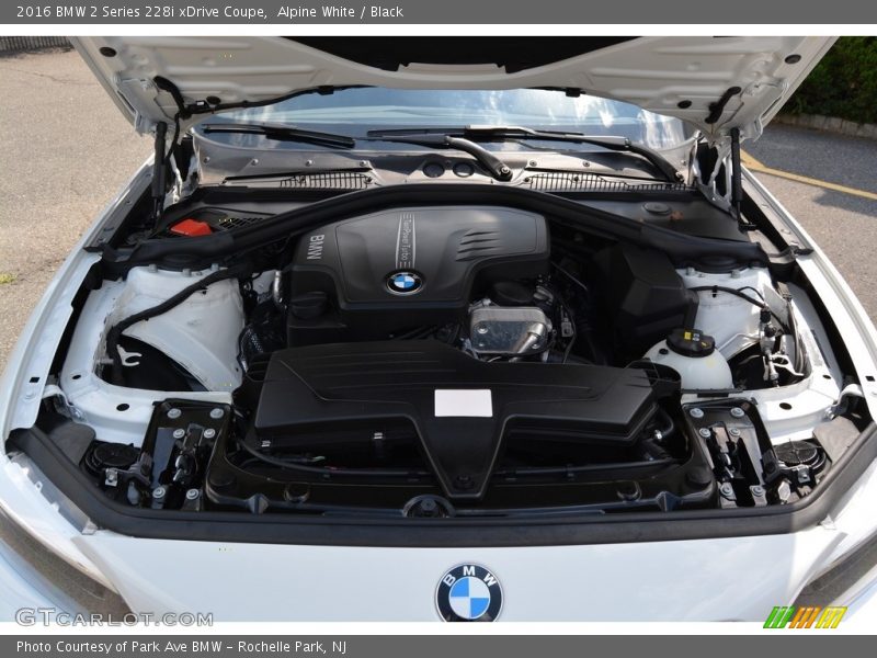 Alpine White / Black 2016 BMW 2 Series 228i xDrive Coupe