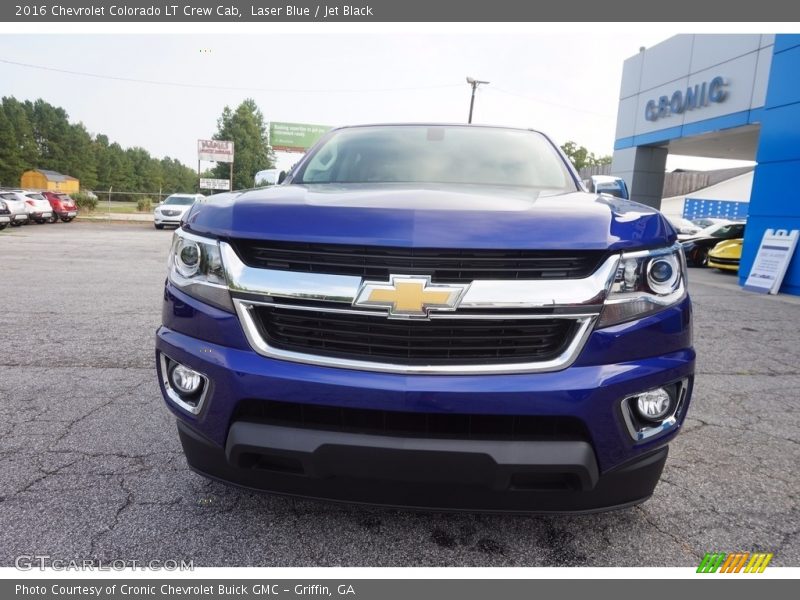 Laser Blue / Jet Black 2016 Chevrolet Colorado LT Crew Cab