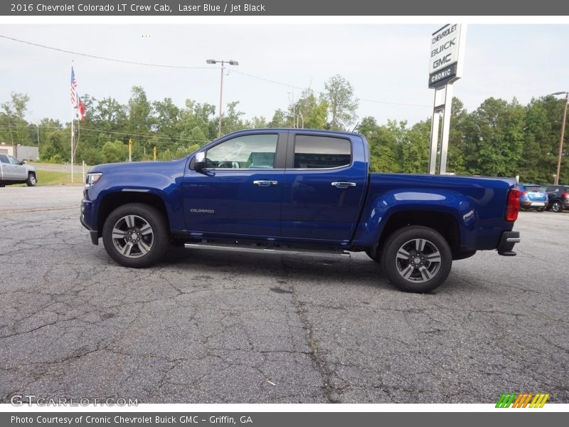 Laser Blue / Jet Black 2016 Chevrolet Colorado LT Crew Cab