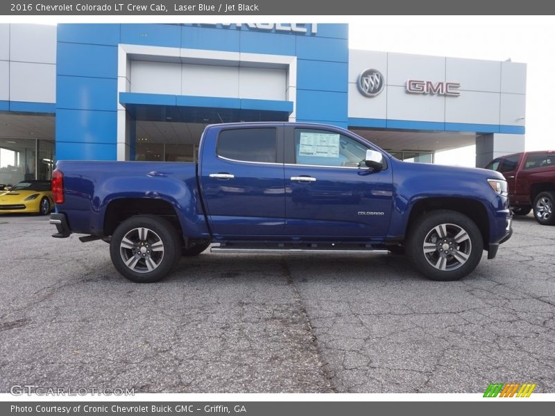 Laser Blue / Jet Black 2016 Chevrolet Colorado LT Crew Cab