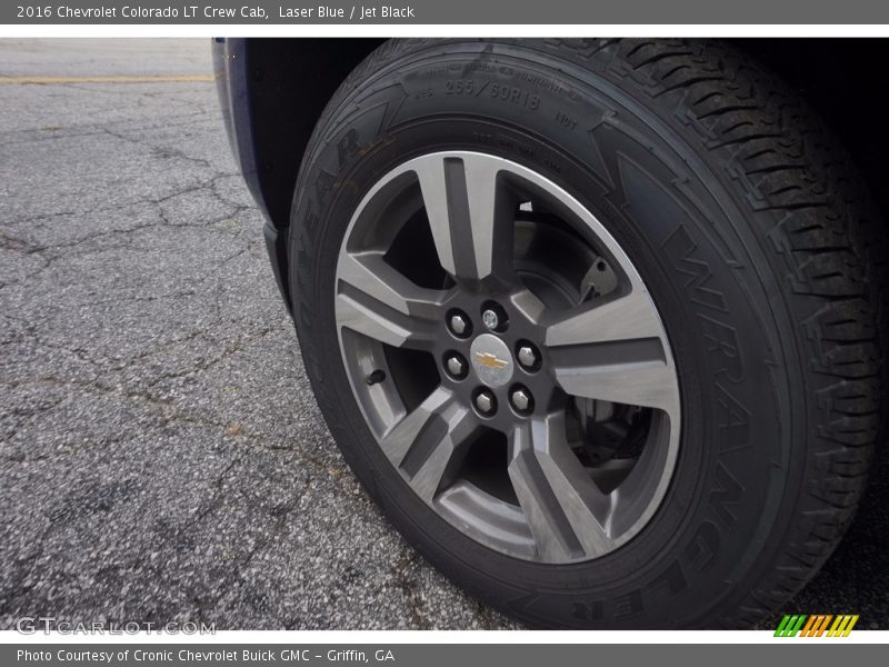 Laser Blue / Jet Black 2016 Chevrolet Colorado LT Crew Cab