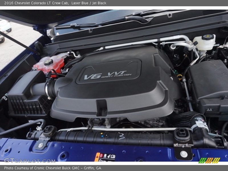 Laser Blue / Jet Black 2016 Chevrolet Colorado LT Crew Cab