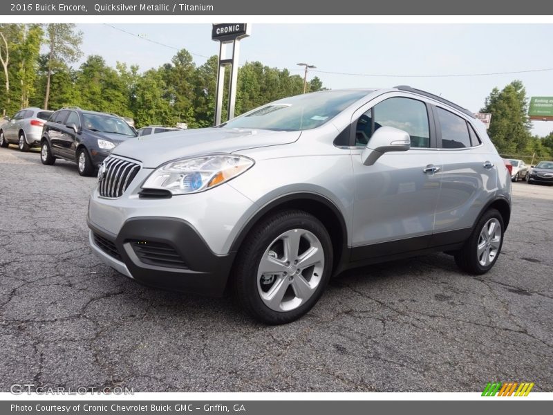 Quicksilver Metallic / Titanium 2016 Buick Encore