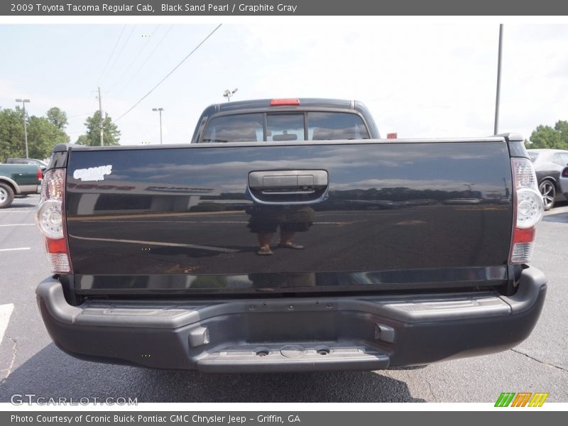 Black Sand Pearl / Graphite Gray 2009 Toyota Tacoma Regular Cab
