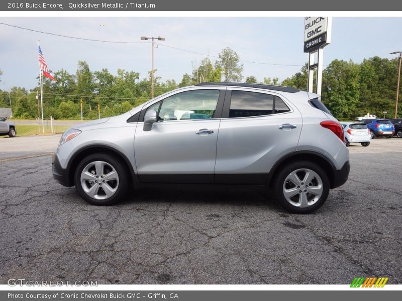 Quicksilver Metallic / Titanium 2016 Buick Encore