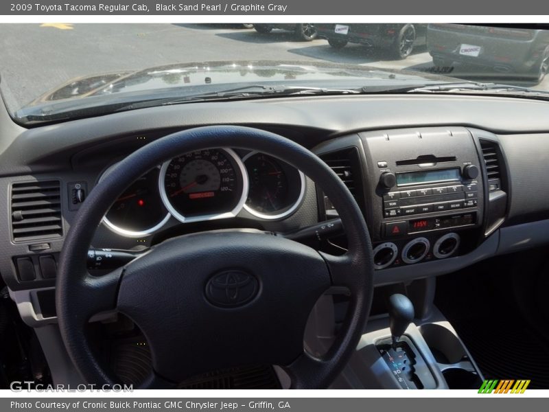 Black Sand Pearl / Graphite Gray 2009 Toyota Tacoma Regular Cab