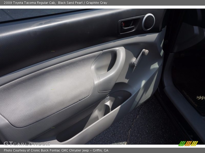 Black Sand Pearl / Graphite Gray 2009 Toyota Tacoma Regular Cab