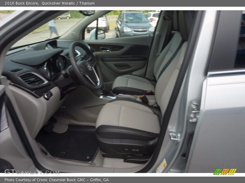Quicksilver Metallic / Titanium 2016 Buick Encore
