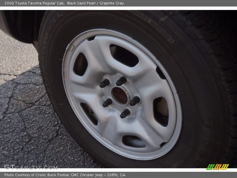 Black Sand Pearl / Graphite Gray 2009 Toyota Tacoma Regular Cab