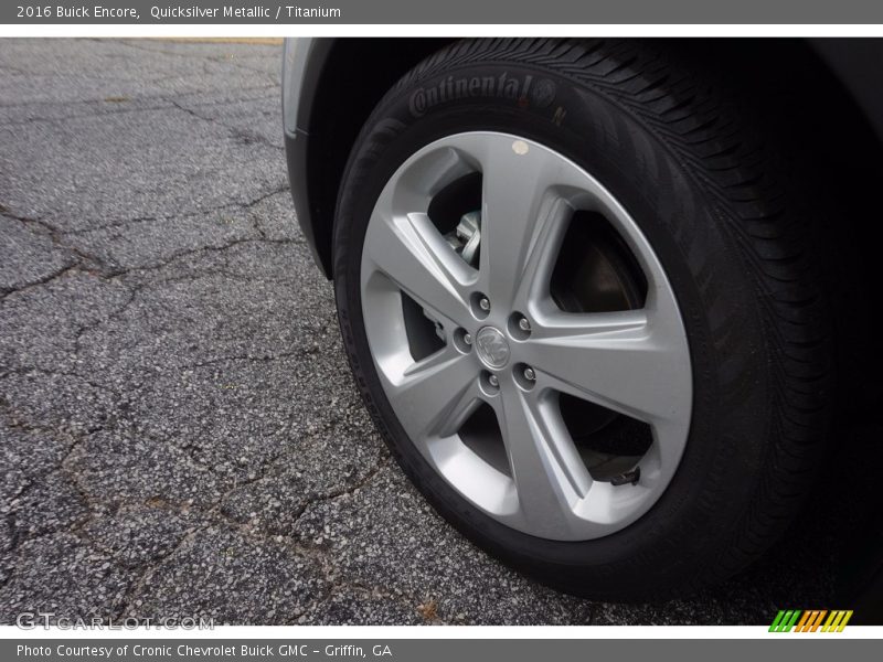 Quicksilver Metallic / Titanium 2016 Buick Encore
