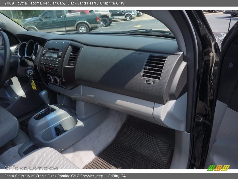 Black Sand Pearl / Graphite Gray 2009 Toyota Tacoma Regular Cab