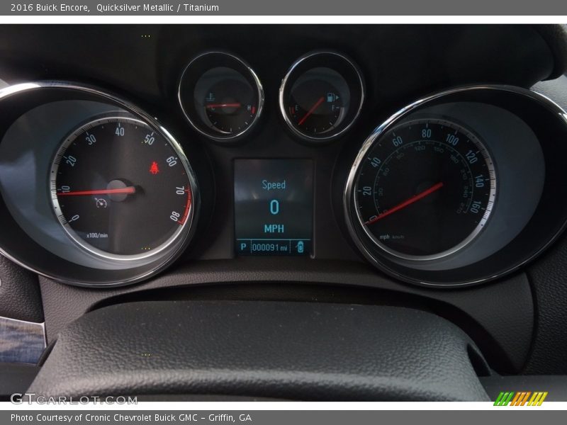 Quicksilver Metallic / Titanium 2016 Buick Encore