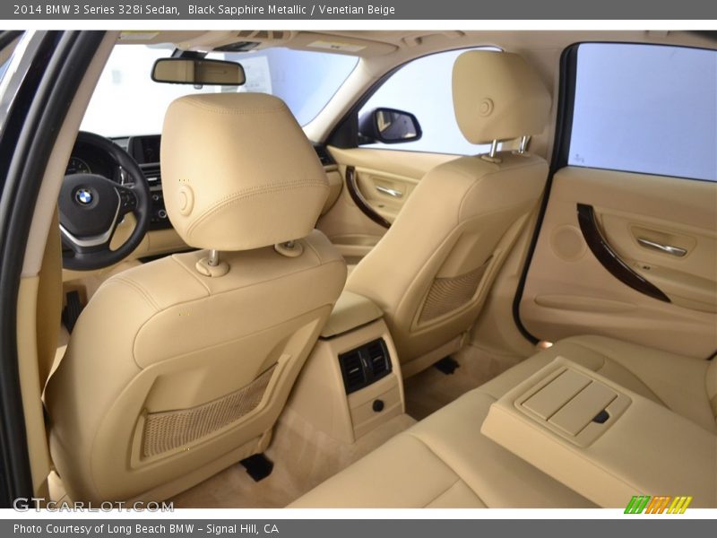 Black Sapphire Metallic / Venetian Beige 2014 BMW 3 Series 328i Sedan