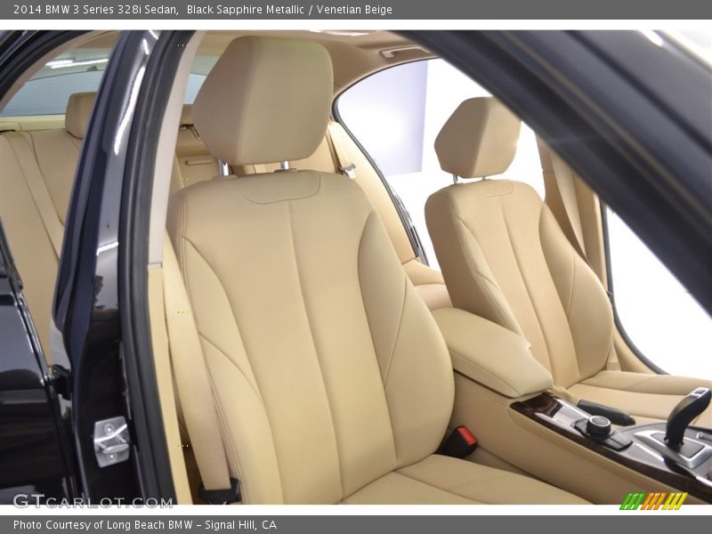 Black Sapphire Metallic / Venetian Beige 2014 BMW 3 Series 328i Sedan