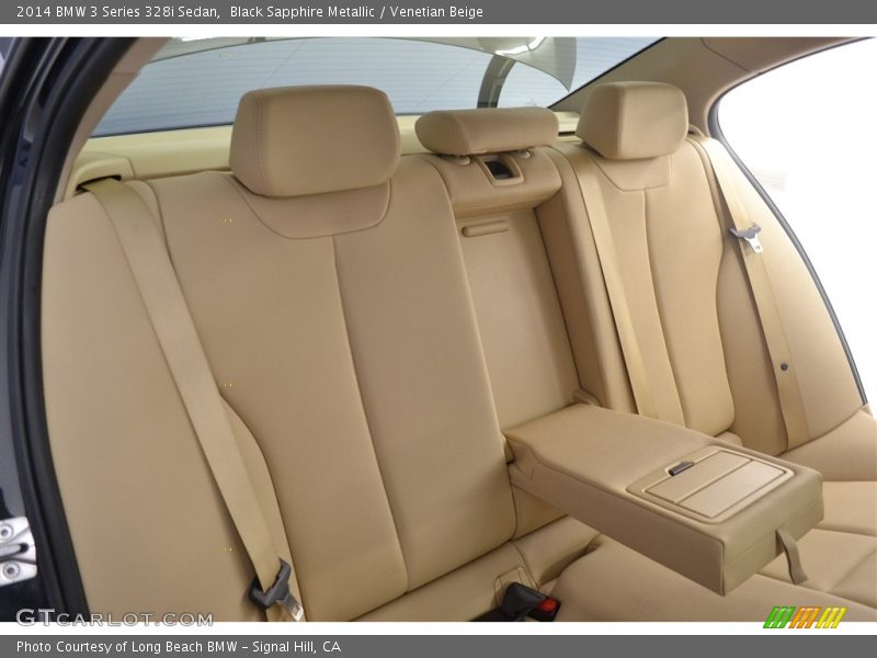 Black Sapphire Metallic / Venetian Beige 2014 BMW 3 Series 328i Sedan