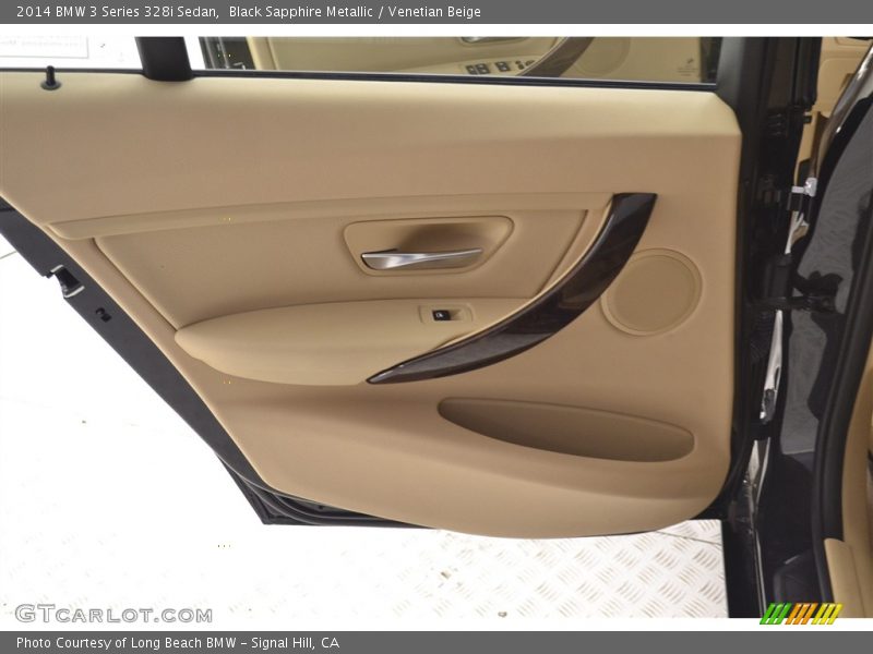 Black Sapphire Metallic / Venetian Beige 2014 BMW 3 Series 328i Sedan