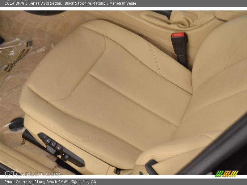 Black Sapphire Metallic / Venetian Beige 2014 BMW 3 Series 328i Sedan