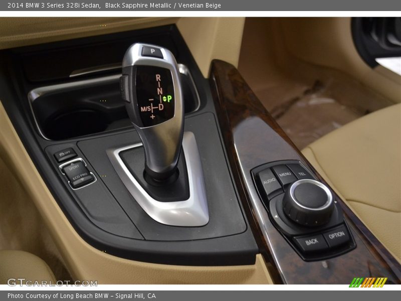 Black Sapphire Metallic / Venetian Beige 2014 BMW 3 Series 328i Sedan