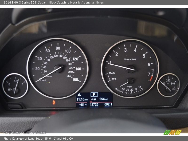 Black Sapphire Metallic / Venetian Beige 2014 BMW 3 Series 328i Sedan