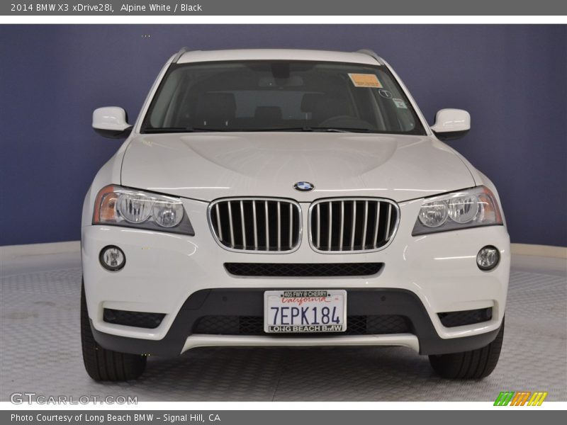 Alpine White / Black 2014 BMW X3 xDrive28i