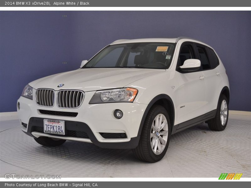 Alpine White / Black 2014 BMW X3 xDrive28i