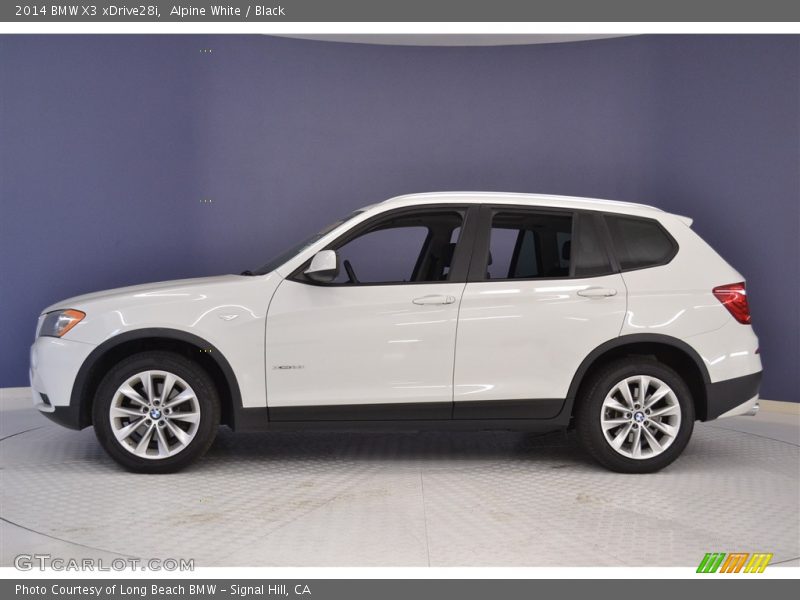 Alpine White / Black 2014 BMW X3 xDrive28i