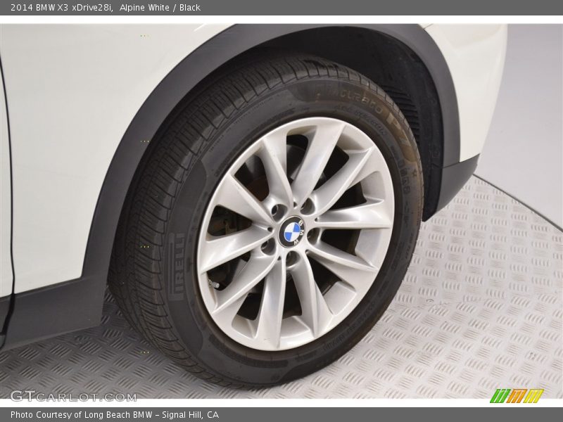 Alpine White / Black 2014 BMW X3 xDrive28i