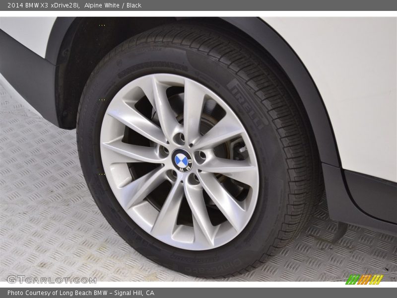 Alpine White / Black 2014 BMW X3 xDrive28i