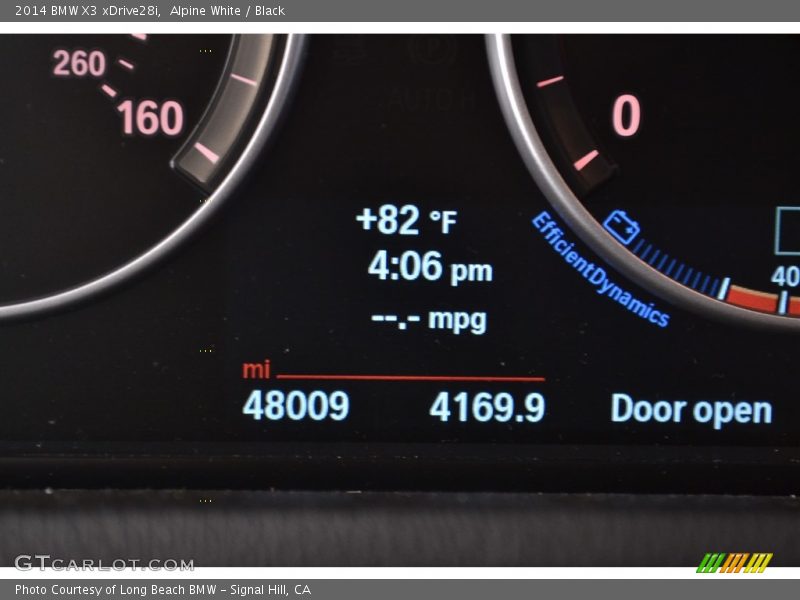 Alpine White / Black 2014 BMW X3 xDrive28i