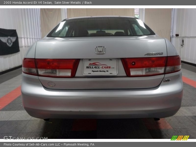 Satin Silver Metallic / Black 2003 Honda Accord EX V6 Sedan