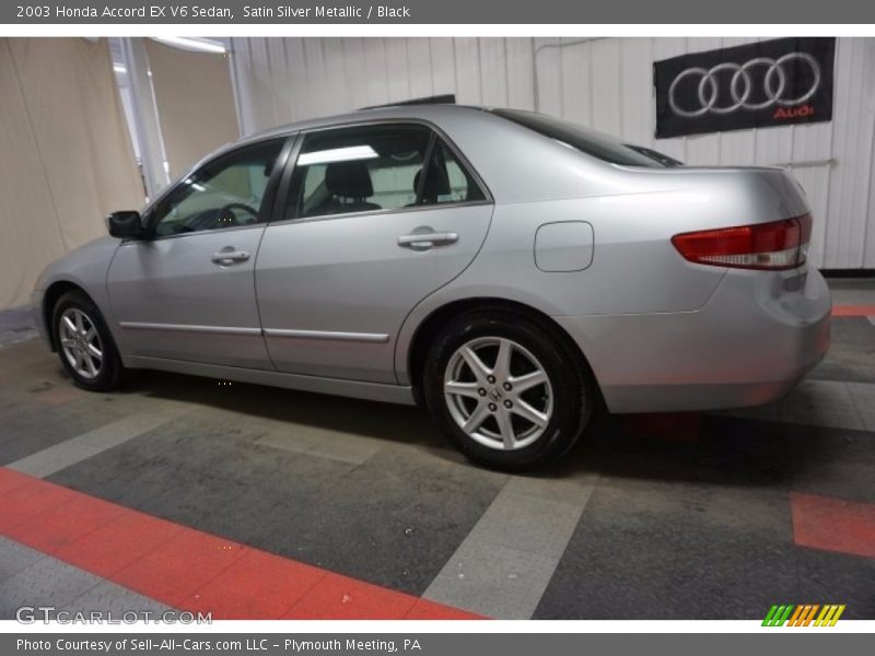 Satin Silver Metallic / Black 2003 Honda Accord EX V6 Sedan