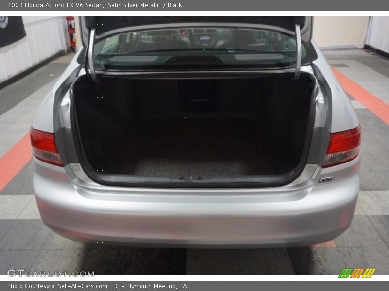 Satin Silver Metallic / Black 2003 Honda Accord EX V6 Sedan
