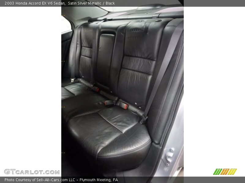 Satin Silver Metallic / Black 2003 Honda Accord EX V6 Sedan
