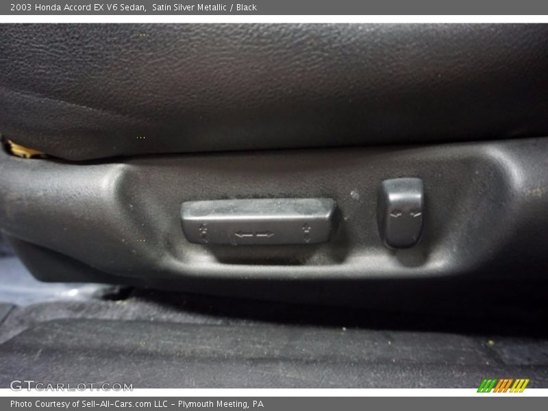 Satin Silver Metallic / Black 2003 Honda Accord EX V6 Sedan